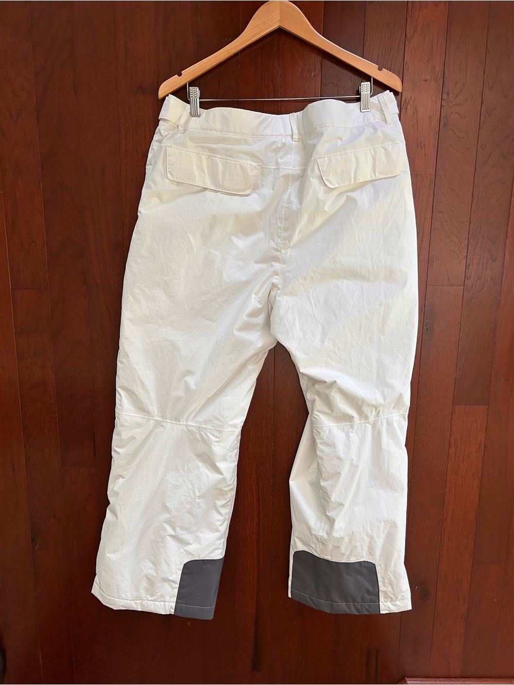 LAND'S END f(x) Primaloft waterproof insulated Snow Pants in White Womens Large - Picture 11 of 14